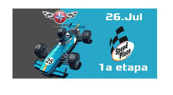 APA F1 Estrela, 1ª Etapa do 4° Campeonato – H2 2025 na Speed Place